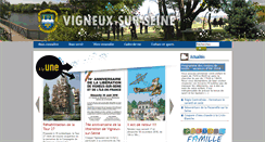 Desktop Screenshot of mairie-vigneux-sur-seine.fr